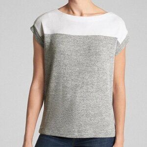 GAP boatneck colorblock top, M